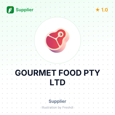 GOURMET FOOD PTY LTD – summary card, no photo uploaded yet