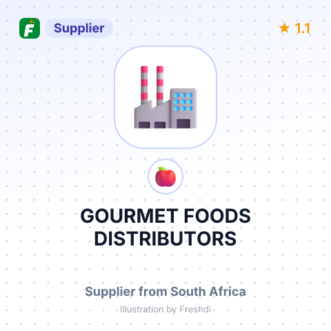 GOURMET FOODS DISTRIBUTORS – summary card, no photo uploaded yet