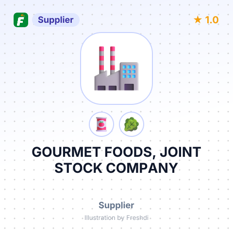 GOURMET FOODS, JOINT STOCK COMPANY – summary card, no photo uploaded yet
