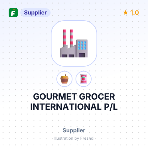 GOURMET GROCER INTERNATIONAL P/L – summary card, no photo uploaded yet