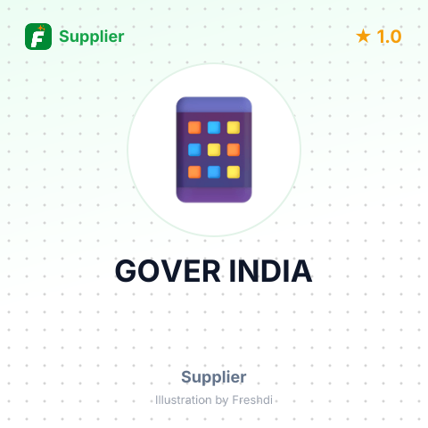 GOVER INDIA – summary card, no photo uploaded yet