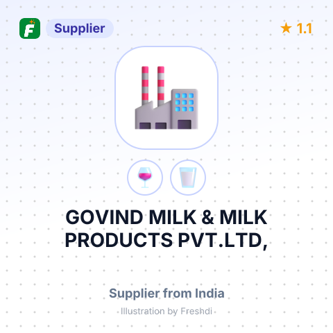 GOVIND MILK & MILK PRODUCTS PVT.LTD, – summary card, no photo uploaded yet