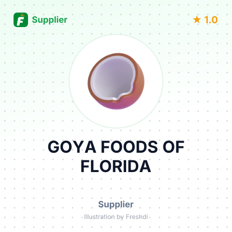 GOYA FOODS OF FLORIDA – summary card, no photo uploaded yet
