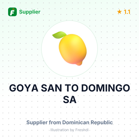 GOYA SAN TO DOMINGO SA – summary card, no photo uploaded yet