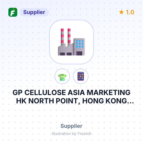 GP CELLULOSE ASIA MARKETING HK NORTH POINT, HONG KONG HONG KONG HK – summary card, no photo uploaded yet