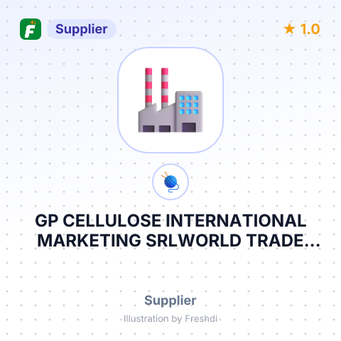 GP CELLULOSE INTERNATIONAL MARKETING SRLWORLD TRADE CENTER FREE ZONE DR. LUISBONAVITA – summary card, no photo uploaded yet