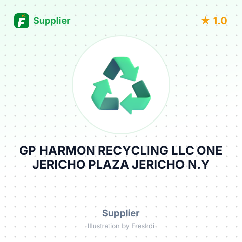GP HARMON RECYCLING LLC ONE JERICHO PLAZA JERICHO N.Y – summary card, no photo uploaded yet