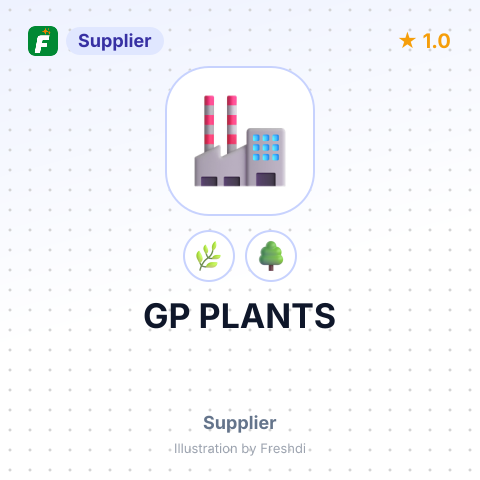 GP PLANTS – summary card, no photo uploaded yet