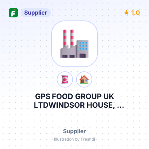 GPS FOOD GROUP UK LTDWINDSOR HOUSE, QUEENSGATE, BRITANNIAROAD, WALTHAM CROSSHERTFORDSHIRE EN8 7NX, UNITED KINGDOM – summary card, no photo uploaded yet