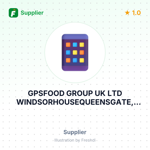 GPSFOOD GROUP UK LTD WINDSORHOUSEQUEENSGATE, BRITANNIA ROAD – summary card, no photo uploaded yet