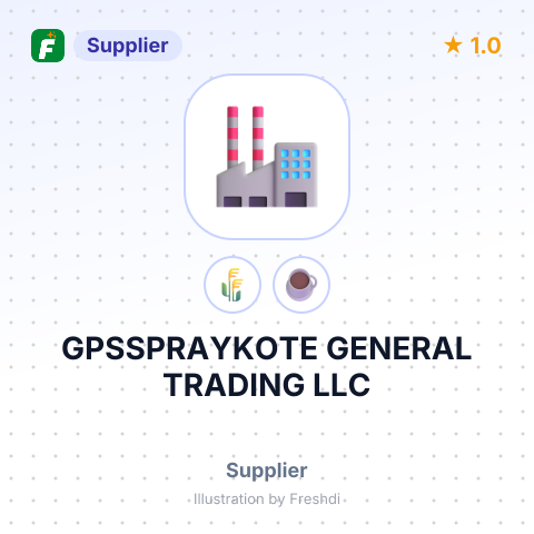 GPSSPRAYKOTE GENERAL TRADING LLC – summary card, no photo uploaded yet