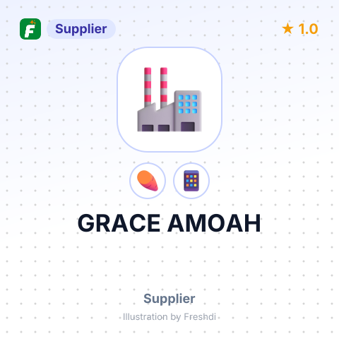 GRACE AMOAH – summary card, no photo uploaded yet