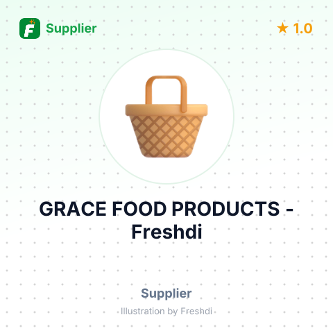 GRACE FOOD PRODUCTS – summary card, no photo uploaded yet