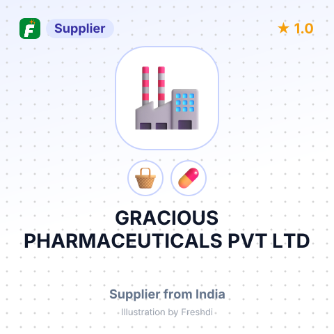 GRACIOUS PHARMACEUTICALS PVT LTD – summary card, no photo uploaded yet