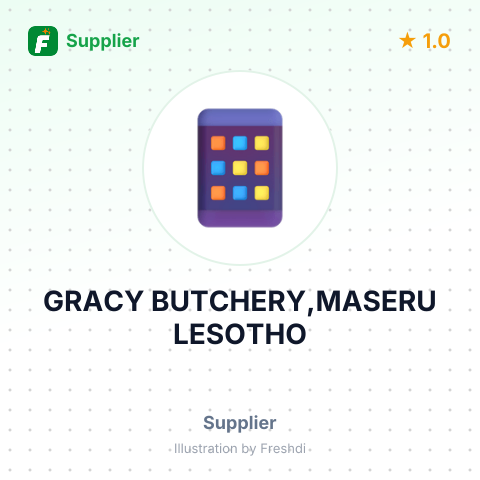 GRACY BUTCHERY,MASERU LESOTHO – summary card, no photo uploaded yet