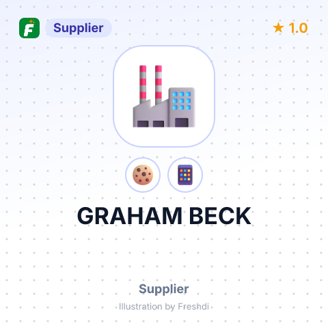 GRAHAM BECK – summary card, no photo uploaded yet