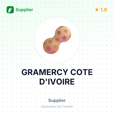 GRAMERCY COTE D'IVOIRE – summary card, no photo uploaded yet