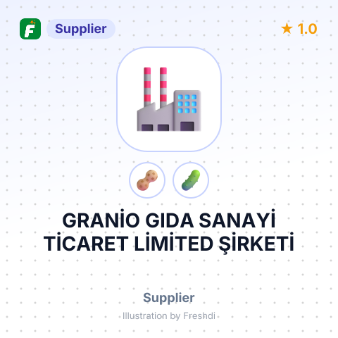 GRANİO GIDA SANAYİ TİCARET LİMİTED ŞİRKETİ – summary card, no photo uploaded yet