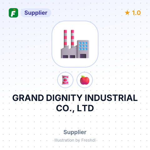 GRAND DIGNITY INDUSTRIAL CO., LTD – summary card, no photo uploaded yet