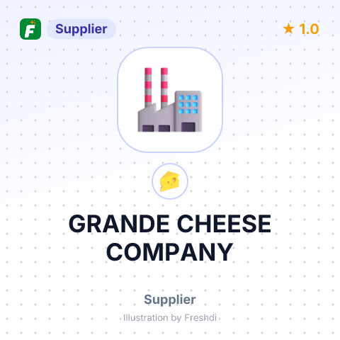 GRANDE CHEESE COMPANY – summary card, no photo uploaded yet
