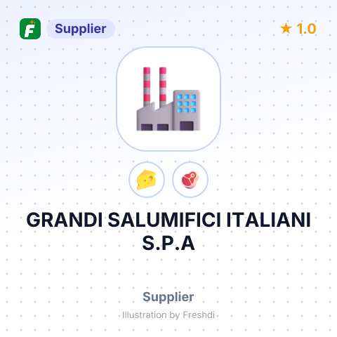 GRANDI SALUMIFICI ITALIANI S.P.A – summary card, no photo uploaded yet