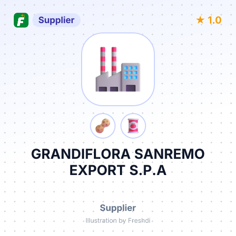 GRANDIFLORA SANREMO EXPORT S.P.A – summary card, no photo uploaded yet