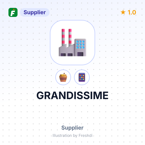 GRANDISSIME – summary card, no photo uploaded yet