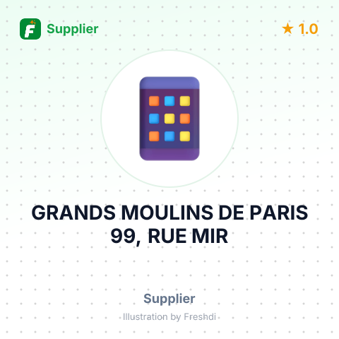GRANDS MOULINS DE PARIS 99, RUE MIR – summary card, no photo uploaded yet
