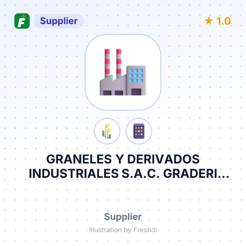 GRANELES Y DERIVADOS INDUSTRIALES S.A.C. GRADERI S.A.C – summary card, no photo uploaded yet