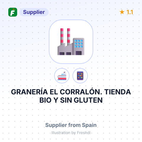 GRANERÍA EL CORRALÓN. TIENDA BIO Y SIN GLUTEN – summary card, no photo uploaded yet