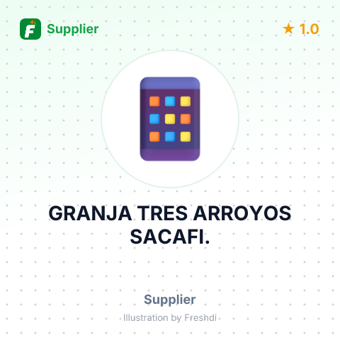 GRANJA TRES ARROYOS SACAFI. – summary card, no photo uploaded yet