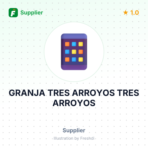 GRANJA TRES ARROYOS TRES ARROYOS – summary card, no photo uploaded yet