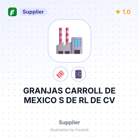GRANJAS CARROLL DE MEXICO S DE RL DE CV – summary card, no photo uploaded yet