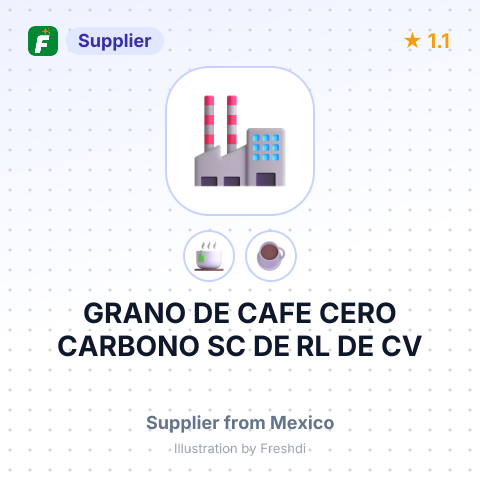 GRANO DE CAFE CERO CARBONO SC DE RL DE CV – summary card, no photo uploaded yet