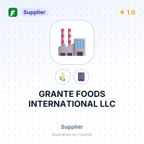 GRANTE FOODS INTERNATIONAL LLC – summary card, no photo uploaded yet