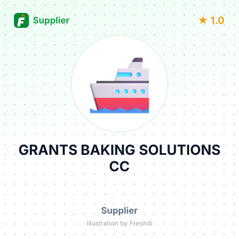 GRANTS BAKING SOLUTIONS CC – summary card, no photo uploaded yet