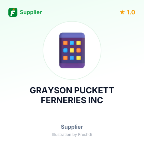GRAYSON PUCKETT FERNERIES INC – summary card, no photo uploaded yet