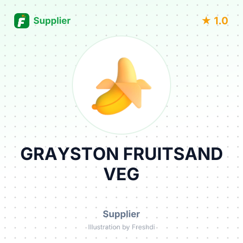 GRAYSTON FRUITSAND VEG – summary card, no photo uploaded yet