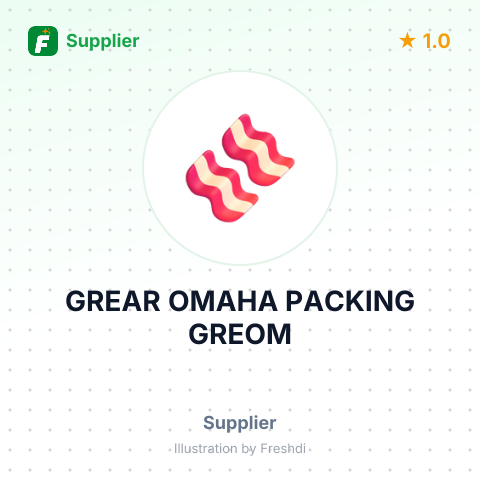 GREAR OMAHA PACKING GREOM – summary card, no photo uploaded yet