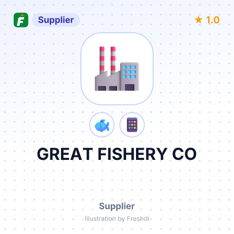 GREAT FISHERY CO – summary card, no photo uploaded yet