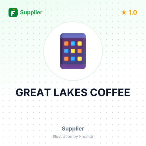 GREAT LAKES COFFEE – summary card, no photo uploaded yet