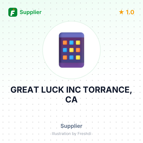 GREAT LUCK INC TORRANCE, CA – summary card, no photo uploaded yet