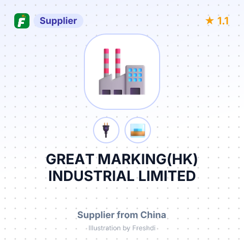 GREAT MARKING(HK) INDUSTRIAL LIMITED – summary card, no photo uploaded yet