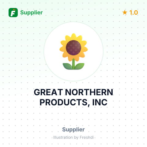 GREAT NORTHERN PRODUCTS, INC – summary card, no photo uploaded yet