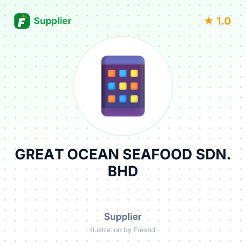 GREAT OCEAN SEAFOOD SDN. BHD – summary card, no photo uploaded yet