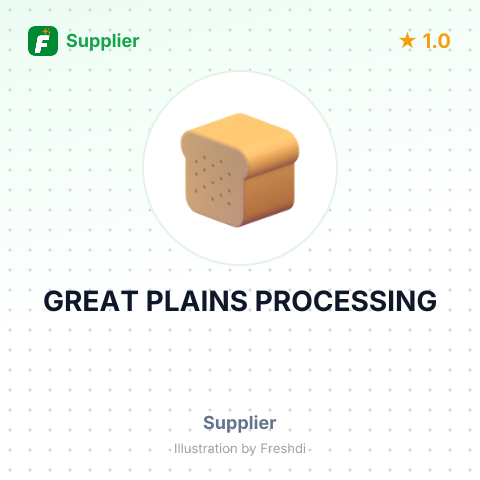 GREAT PLAINS PROCESSING – summary card, no photo uploaded yet