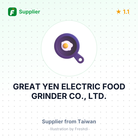 GREAT YEN ELECTRIC FOOD GRINDER CO., LTD. – summary card, no photo uploaded yet