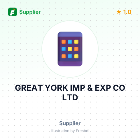 GREAT YORK IMP & EXP CO LTD – summary card, no photo uploaded yet