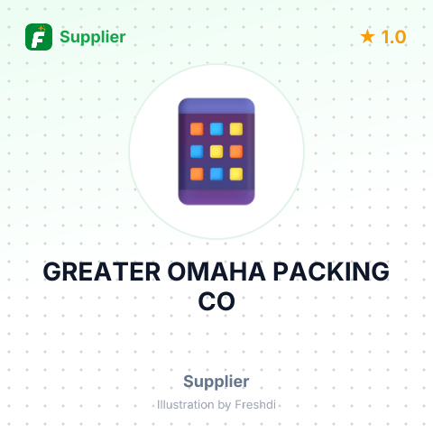 GREATER OMAHA PACKING CO – summary card, no photo uploaded yet