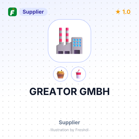 GREATOR GMBH – summary card, no photo uploaded yet